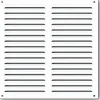 Hot Grille Alu Blanc 200x200mm - avec moustiquaire - AUTOGYRE