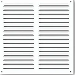 Hot Grille Alu Blanc 200x200mm - avec moustiquaire - AUTOGYRE