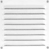 New Grille Alu Blanc 100x100mm avec moustiquaire - AUTOGYRE