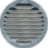 New Grille Aluminium brut ø125mm avec moustiquaire - AUTOGYRE