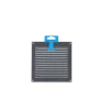 Clearance Grille alu 0,8 mm anti-moutique anthracite 15x15 cm