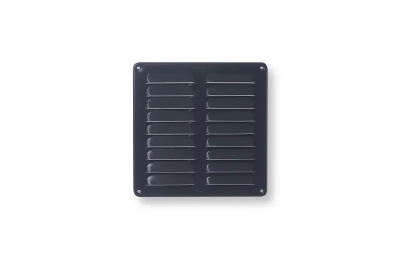 Discount Grille alu Strong 1.5 mm anti-moustique anthracite 20x20 cm