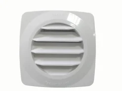 Grille à clipser ABS + anti-moutique blanc tube Ø10