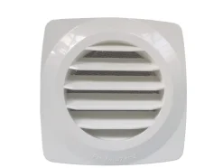 Grille à clipser ABS + anti-moutique blanc tube Ø10