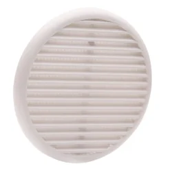 Discount Grille à clipser ABS + moustiquaire beige tube Ø12,5-16