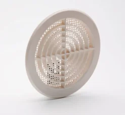 Best Grille à clipser ABS + moustiquaire beige tube Ø16-17