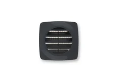 New Grille à clipser ABS + moustiquaire beige tube Ø11