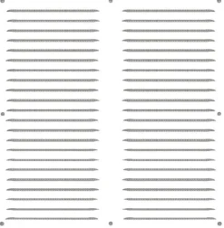 Outlet Grille d'aération avec moustiquaire 250x250 mm - AUTOGYRE