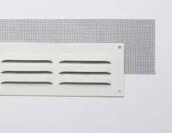 Grille en alu 0,8 mm anti-moustique blanc 5x15m