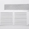 Grille en alu 0,8 mm anti-moustique blanc 10x20 cm