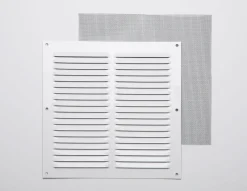 New Grille en alu 0,8 mm anti-moustique blanc 20x20cm