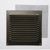 Discount Grille en alu 0,8 mm anti-moustique anthracite 10x10 cm