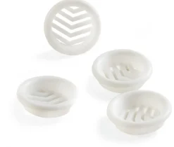 Discount Grille à encastrer en ABS blanc Ø3,2