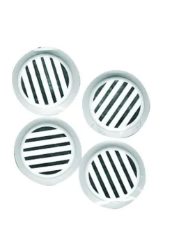 Hot 4 grilles d'aération en plastique ø40mm - AUTOGYRE
