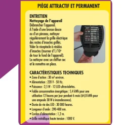 Hot ACTO Grill'Insectes UV 12 LEDS