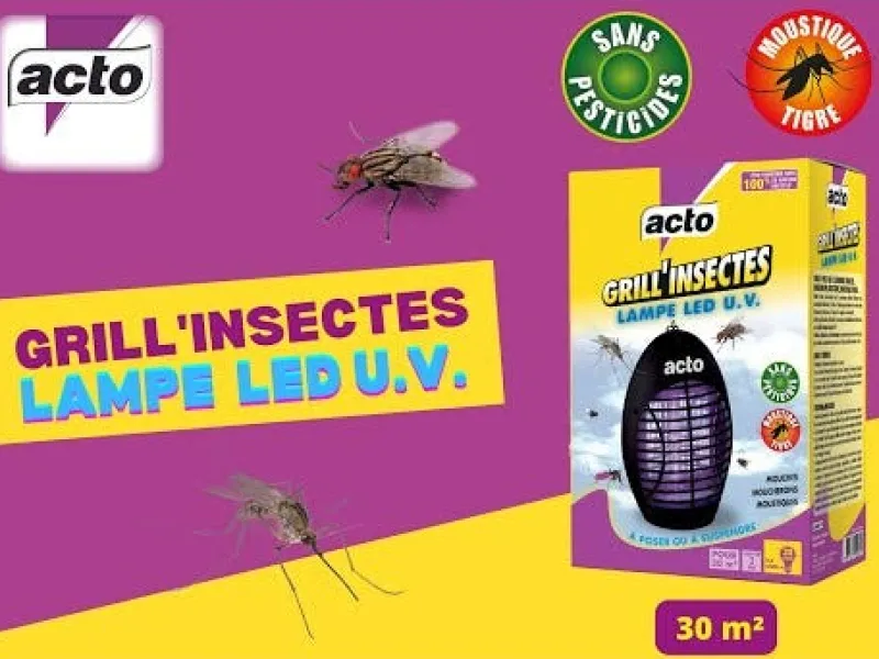 Hot ACTO Grill'Insectes UV 12 LEDS