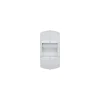 Guide sangle à galet 45x22x10mm blanc