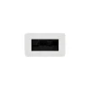 Outlet Guide sangle stop vent plastique blanc et acier nickelé