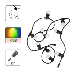 Online XANLITE Guirlande extérieure extensible 10 LED multicolore 5m