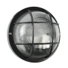 Clearance TIBELEC Hublot RANA rond noir sans lampe 60W max E27 IP44