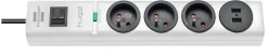 Discount BRENNENSTUHL Hugo Bloc multiprise 3 prises + 2 USB, cordon 2m blanc