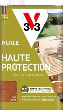 Outlet V33 Huile mobilier bois ext haute protection teck 1L