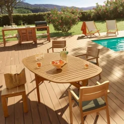 New V33 Huile mobilier bois ext haute protection naturel 1L