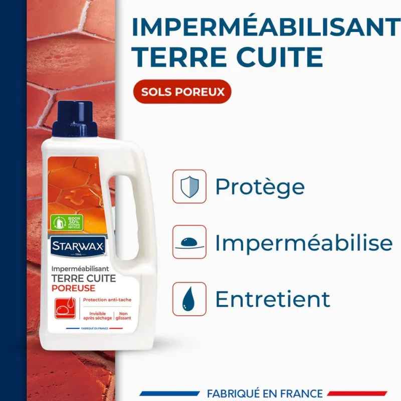 Online STARWAX Imperméabilisant pour terre cuite poreuse 1L