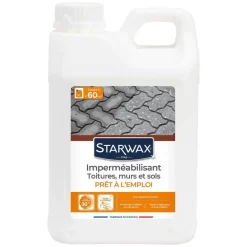 New STARWAX Imperméabilisant toitures, murs et sols extérieurs 2L