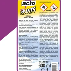 Clearance Insecticide aérosol spécial insectes volants 600 ml ACTO