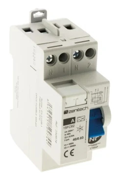 Clearance ZENITECH Interrupteur différentiel 40/2-30ma type A