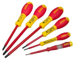Online STANLEY Jeu de 5 tournevis 1000V + testeur