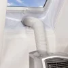 Discount VOLTMAN Joint de fenêtre en tissu pour climatisation mobile 4m blanc