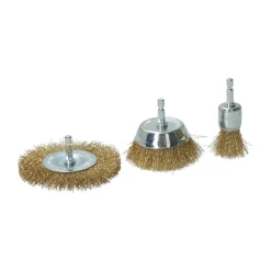 Hot NORTON Kit 3 brosses pour perceuse, coupe circulaire, embout