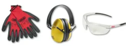 OREGON Kit de sécurité - gant - protège-oreilles - lunettes