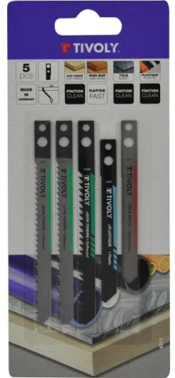 Sale TIVOLY Kit lames scie sauteuses makita-bois/plastique/métal
