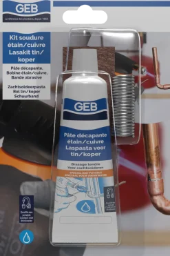 Outlet GEB Kit soudure 3 en 1 étain/cuivre spécial eau potable