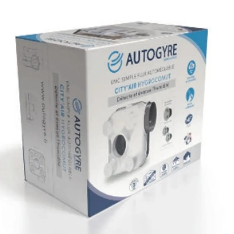 Discount Kit VMC autoréglable City'air Hygrocomut - AUTOGYRE
