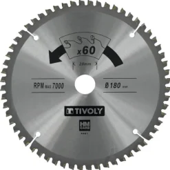 Best TIVOLY Lame de scie circulaire/portative métaux non ferreux Ø184mm
