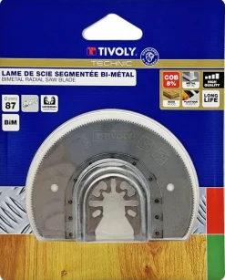 Online TIVOLY Lame de scie oscillante bi-métal 87 mm pour bois et métal