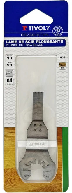 Discount TIVOLY Lame de scie oscillante CRV 10 mm bois