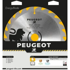 Hot PEUGEOT OUTILLAGE Lame à pastilles carbure Ø254mm-Alésage 30 mm/60T