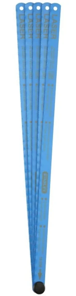 New STANLEY Lame scie à métaux 5 x HSS bi-métal laser 10 dents