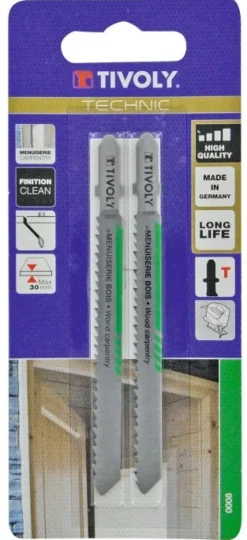Discount TIVOLY Lame scie sauteuse spécial menuiserie bois
