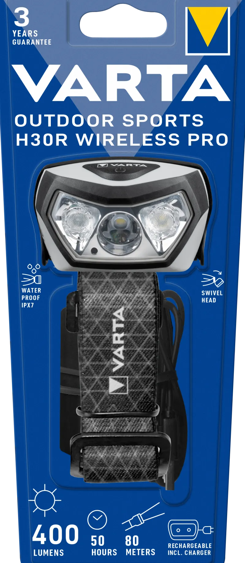 Online VARTA Lampe frontale Outdoor H30R Wireless Pro rechargeable