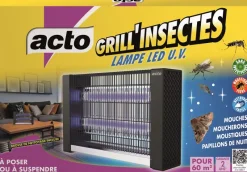 Discount ACTO Lampe LED UV Grill'Insectes 60m² à poser ou suspendre