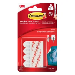 Discount 3M Languette enlevable standard blanc petit modèle