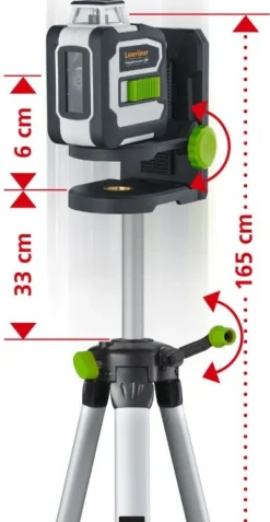 Sale LASERLINER Laser à lignes de 360° CompactLine-Laser G360 Set