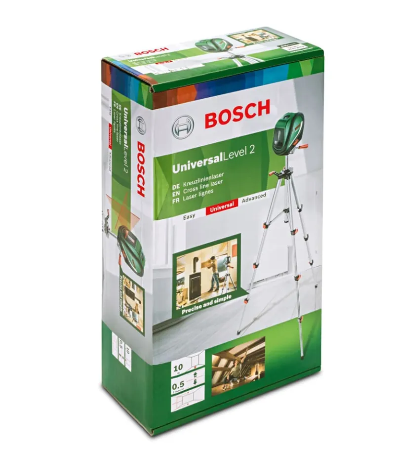 Discount BOSCH Laser lignes Universal Level 2 Set