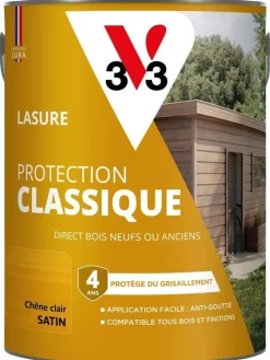 Online V33 Lasure bois extérieur protection classique chêne clair 5L